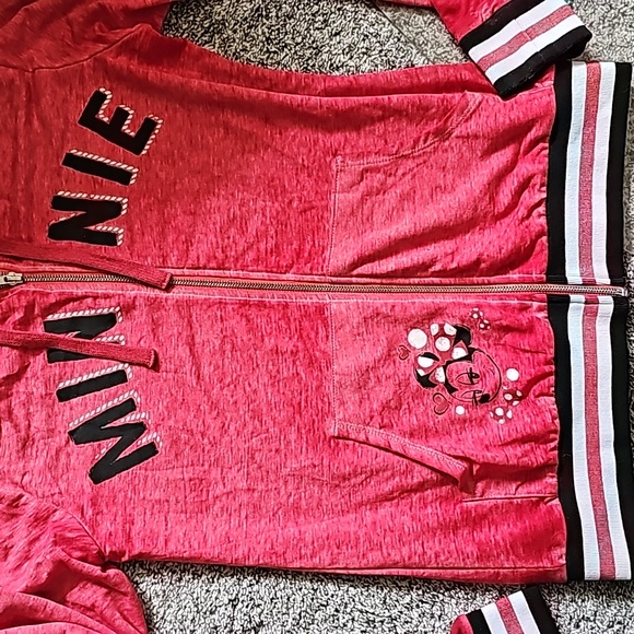 STUNNING DISNEY PARKS MINNIE ZIP UP HOODIE - Picture 2 of 7